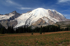 Meadow in front of Mt Rainer from the Sunrise side by Alaskan Dude, on Flickr